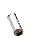 Mr. Gasket 2053 Twist-On Oil Filler Tube, 4 Inch Steel Chrome Finish