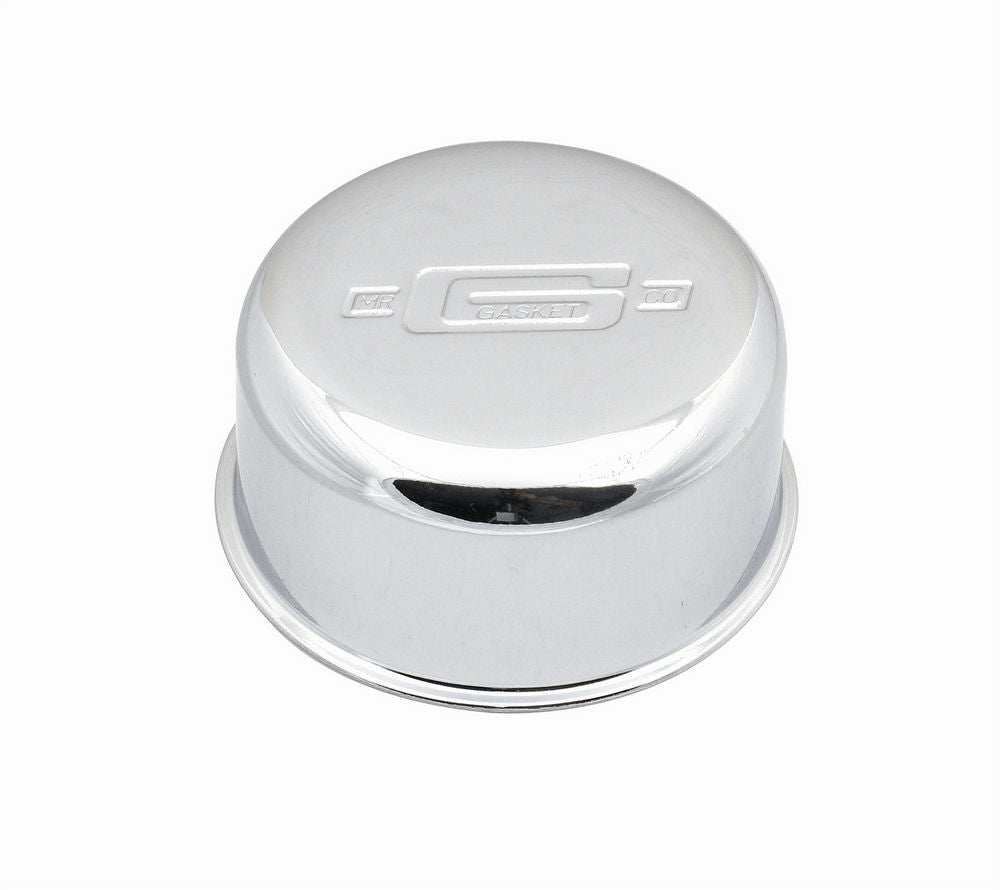 MR. GASKET Part 2057 Chrome Breather Push-On with 3/4 Inch Hole