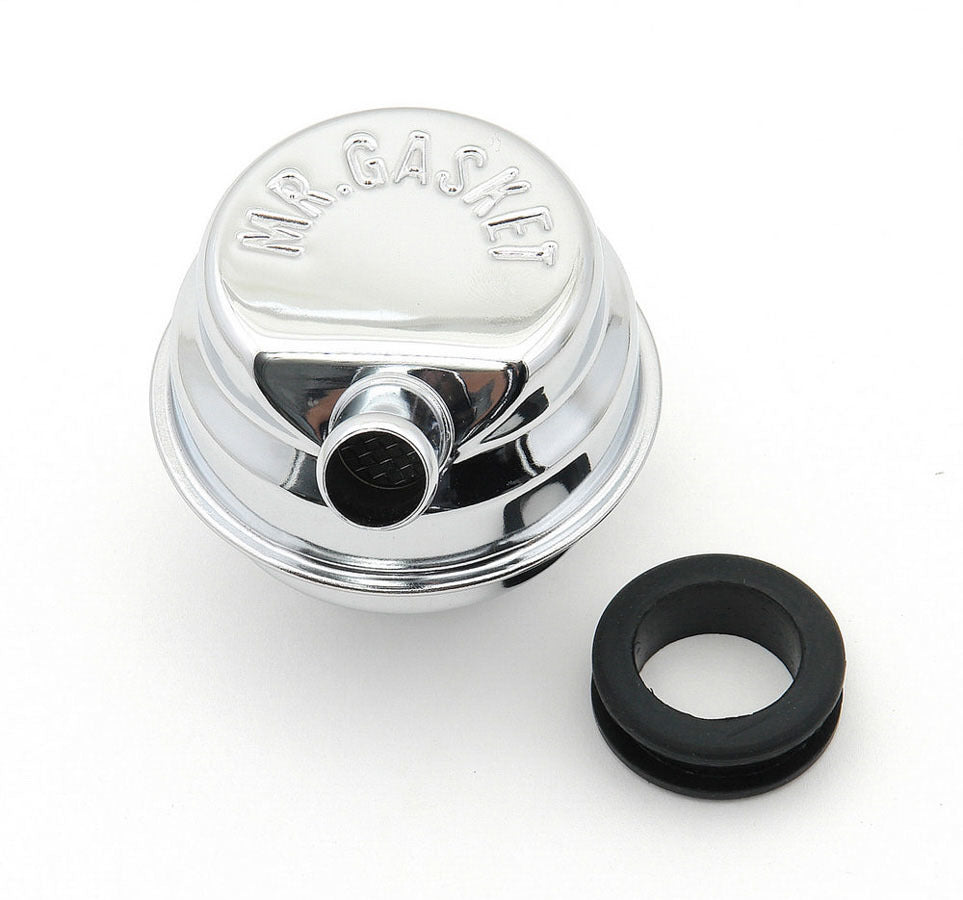 MR. GASKET 2059 Chrome Breather with Tube for Mopar V8 and Inline-6 Engines