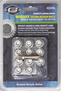 MR. GASKET 2235G Locking Header Bolt Kit for GM LS-Series Engines, 8mm x 1.25 Thread, 25mm Length, Hex Head, Stainless Steel, Set of 12