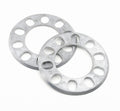 MR. GASKET 2370 7/32 Inch Thick Wheel Spacer for 5x4.50, 4.75, 5.00 Bolt Pattern, Aluminum, Natural Finish, Pair