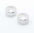 MR. GASKET 2486 Chrome Steel Rotor Dust Caps for GM Vehicles, 2.180 Inch Diameter Pair