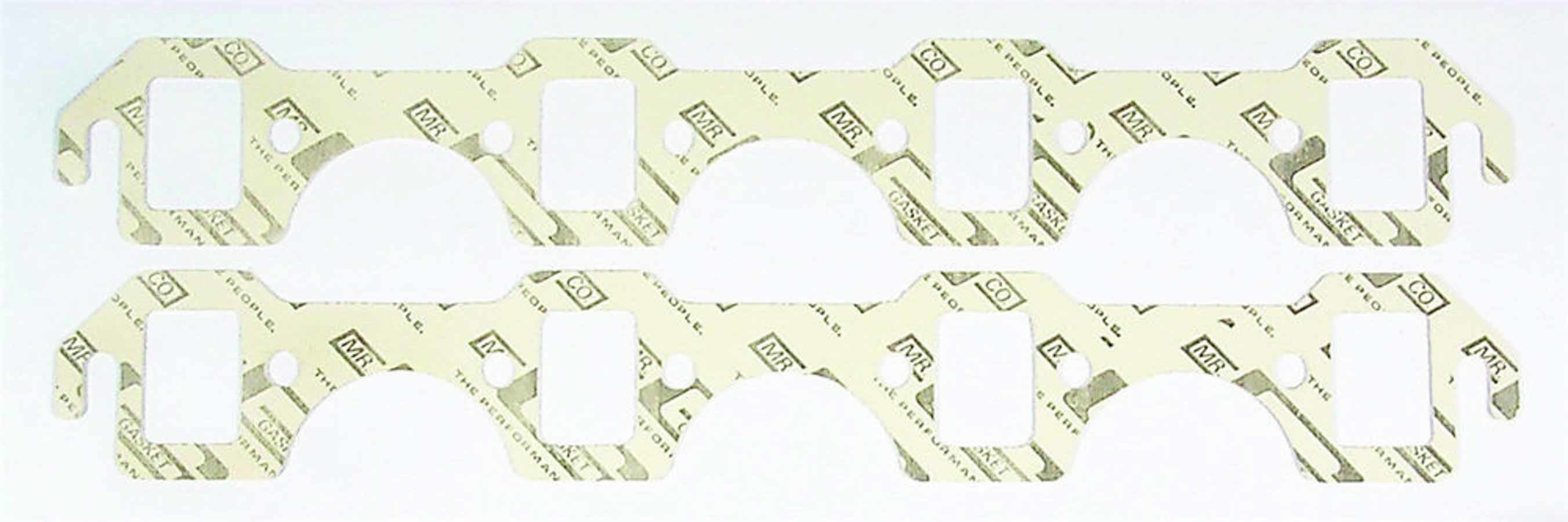 MR. GASKET 253 Exhaust Header and Manifold Gasket for Small Block Ford, Rectangle Port, Performance Composite