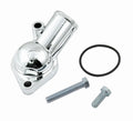 Mr. Gasket 2661 Water Neck with O-Ring for Chevy V8 - 75 Degree, Chrome Finish, 1-1/2 Inch ID Hose Connection