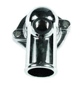 MR. GASKET Water Neck Ford 429-460 90 Degree 1-1/2 Inch ID Steel Chrome with Gasket and Hardware