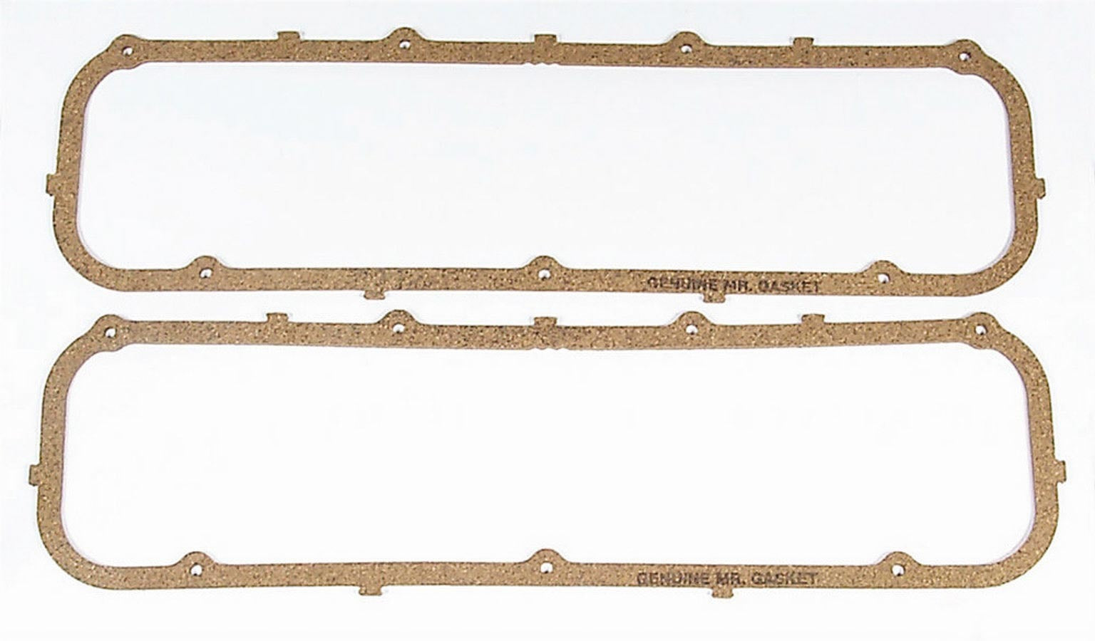 MR. GASKET 278 Valve Cover Gasket for Big Block Ford, Cork and Rubber, 0.187 Inch Thickness, Pair