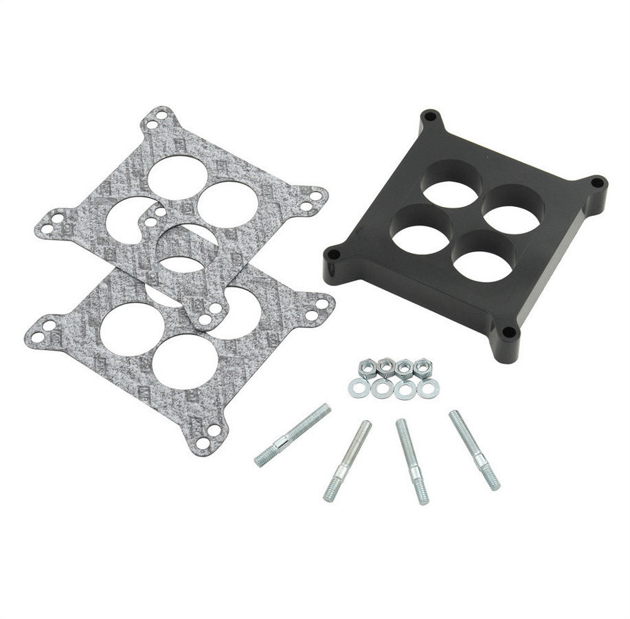 MR. GASKET Phenolic Carburetor Spacer 1 Inch Thick 4 Hole Square Bore with Gaskets and Hardware