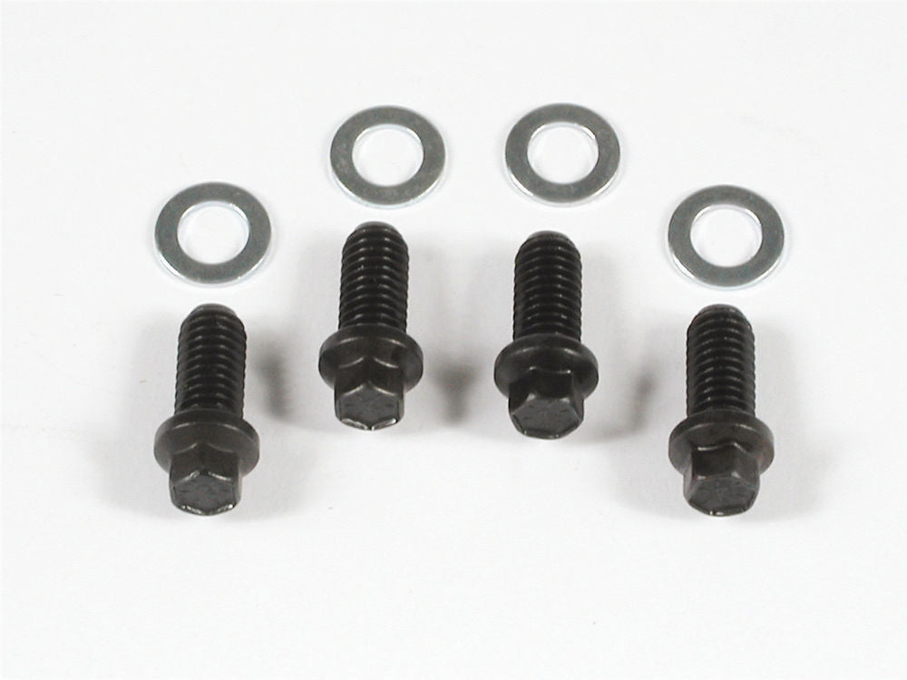 MR. GASKET Header Bolts- 3/8 Inch Thread, 0.75 Inch Length, Hex Head, Steel, Black Oxide Finish, AMC V8 / GM V8 / Mopar B / RB-Series, Set of 12