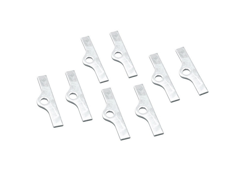 Mr. Gasket Valve Cover Hold Down Tabs for Big Block Chevy, Steel, Chrome, Set of 8 Part Number 3681