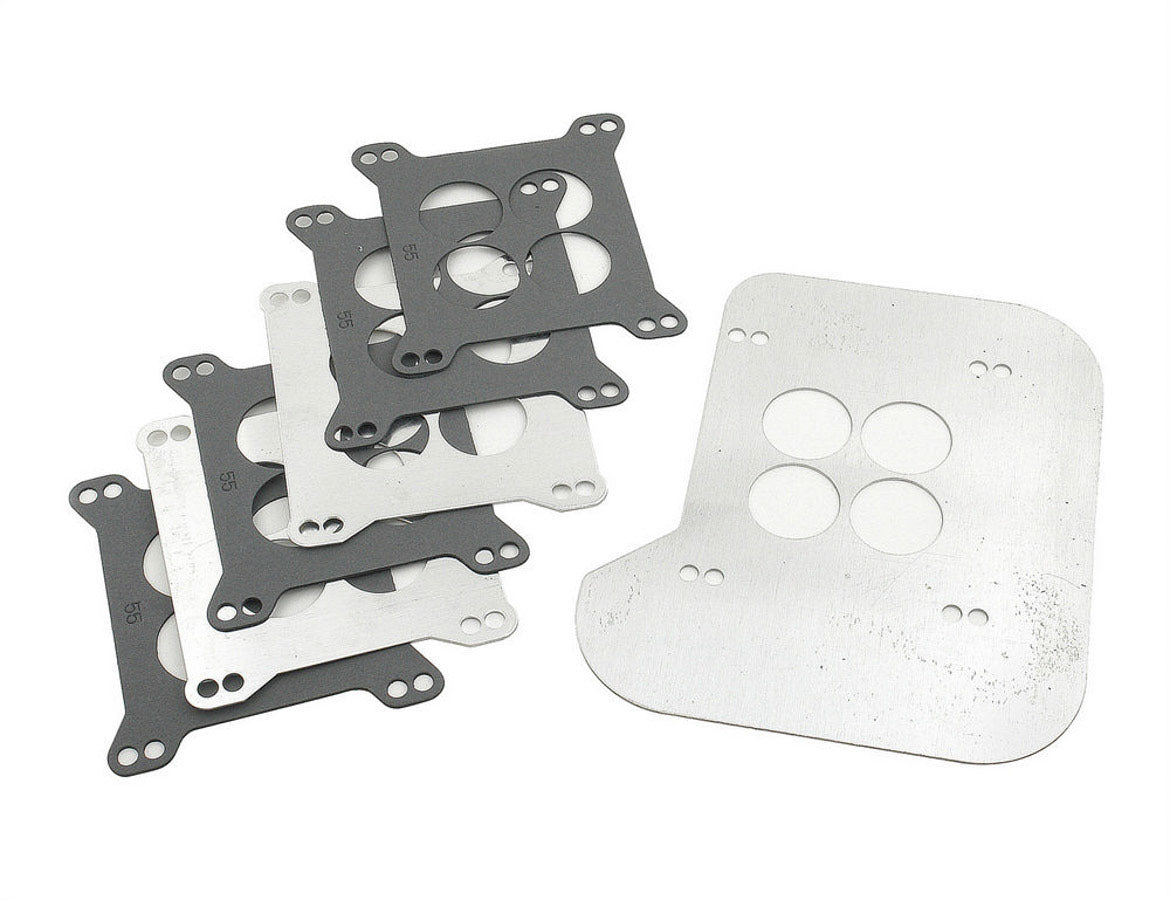 MR. GASKET Carburetor Heat Shield 3710, 0.500 Inch Thick, Aluminum, Square Bore Kit