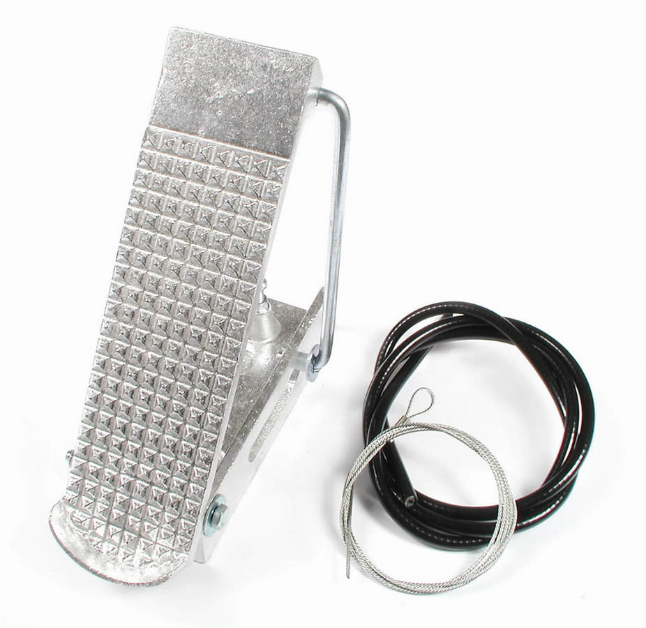 MR. GASKET MRG3842G Throttle Pedal Assembly with 48-Inch Gas Cable, Aluminum, Natural Finish, Universal Fit