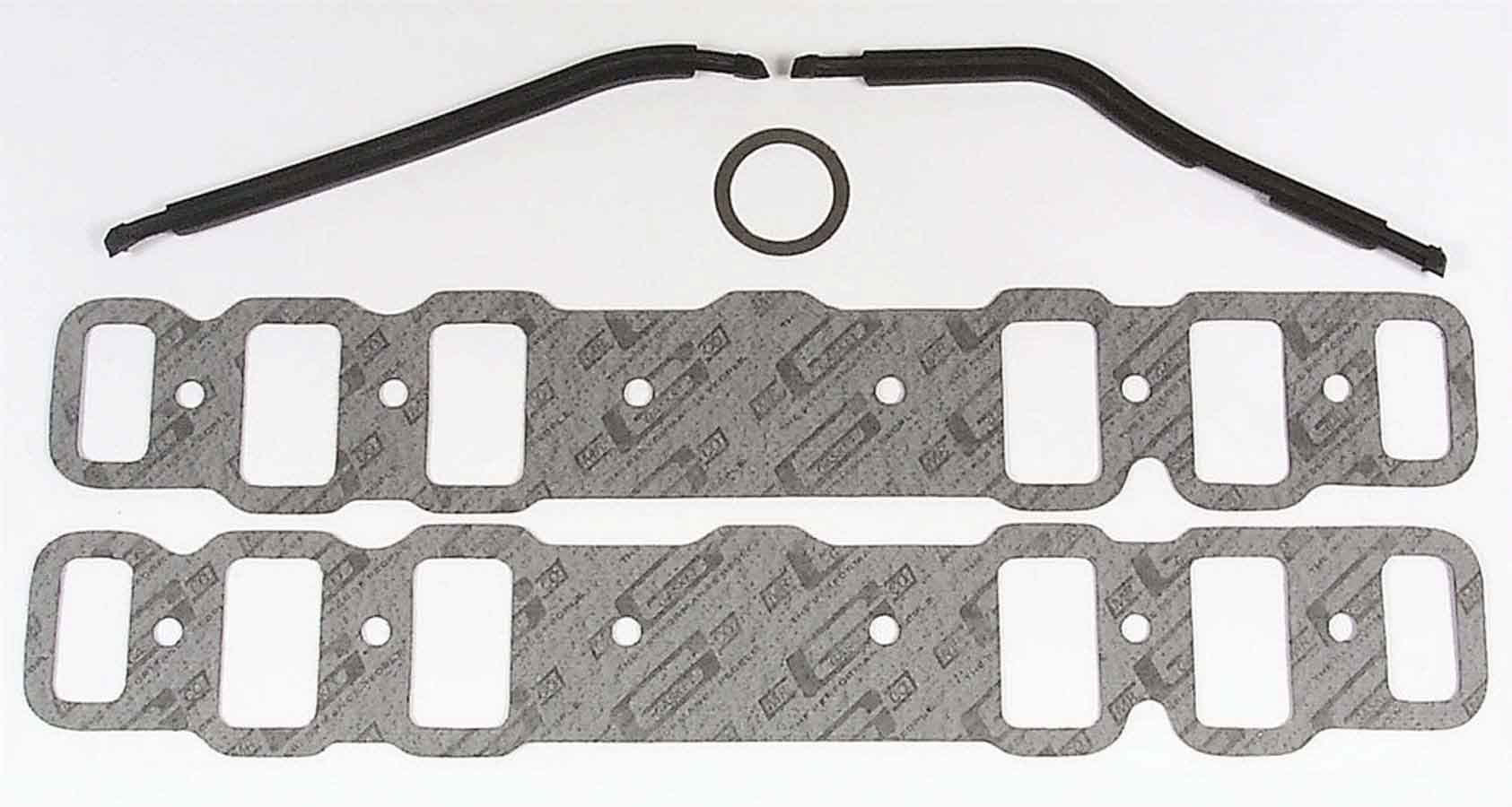 MR. GASKET 404 Intake Manifold Gasket for Oldsmobile V8 Engines, 0.06 Inch Thickness, Rectangular Port, Composite Material