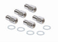 MR. GASKET 4301G 1/2 Inch Chrome Steel Lug Nut with 13/16 Inch Hex Head and Shank Seat, Set of 5