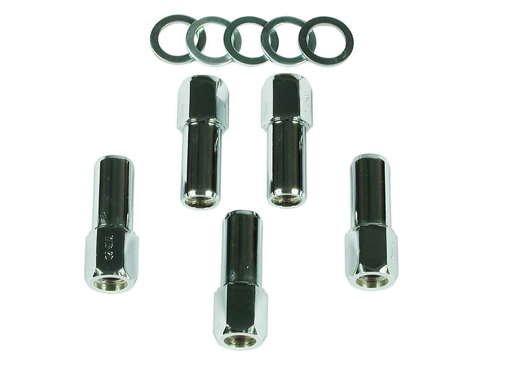 MR. GASKET 4303G 1/2 Inch Comp Lug Nuts with 13/16 Inch Hex Head and Shank Seat, Set of 5