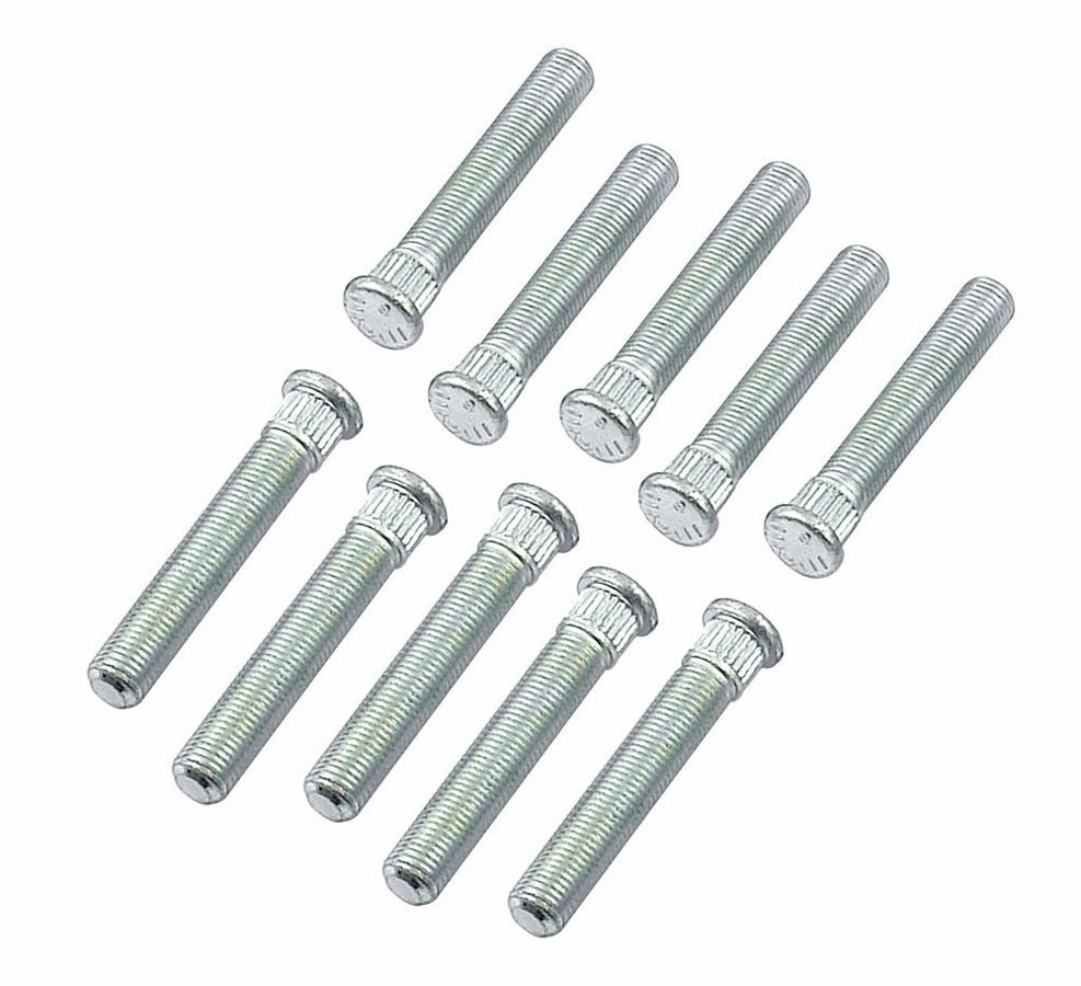 MR. GASKET 4310G Wheel Stud 7/16-20 Thread Length 2.625 Inch Steel Zinc Oxide GM 1963-75 Set of 10