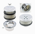 MR. GASKET 4354 4-Inch Chrome Air Cleaner Assembly with Deep Dish Design