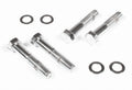 Mr. Gasket 4998 Chrome Water Pump Bolt Kit for Chevy V8, Long Water Pump, Hex Head, Steel, Set of 4