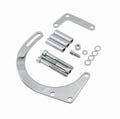 MR. GASKET 5179 Low Mount Alternator Bracket for Small Block Chevy, Driver Side, Chrome Steel, Short Water Pump