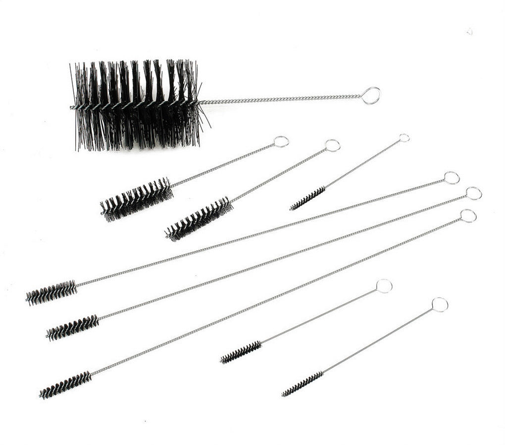 MR. GASKET Engine Cleaning Brush Kit Part 5192 with Nine Nylon Bristle Brushes