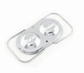 MR. GASKET Master Cylinder Cap for Chevrolet Corvette, Dual Bail, Chrome Steel, 3 x 5.75 Inches