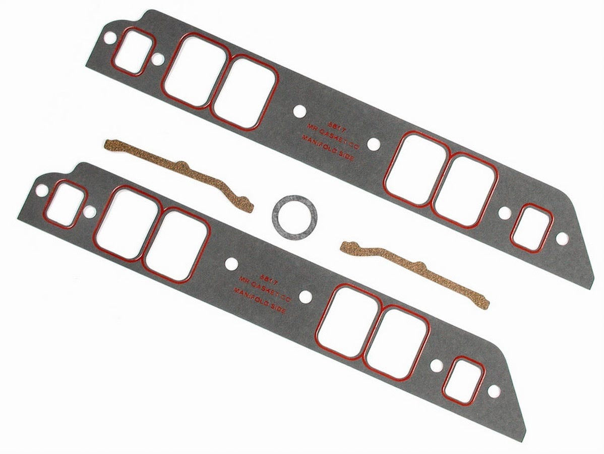 MR. GASKET BBC Ultra Seal Intake Gasket Part Number 5817 for Big Block Chevy, Rectangular Port, 0.06 Inch Thickness