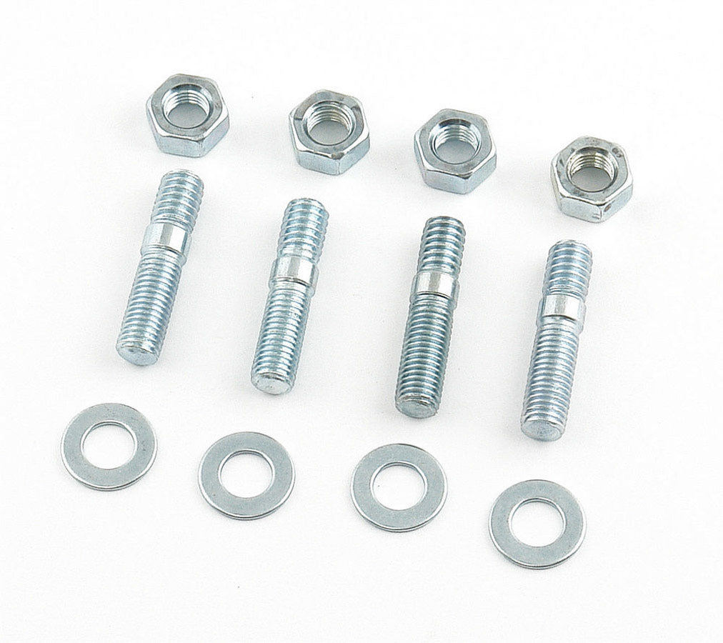 MR. GASKET Carburetor Studs 1-3/8 Inch Length with Zinc Oxide Finish