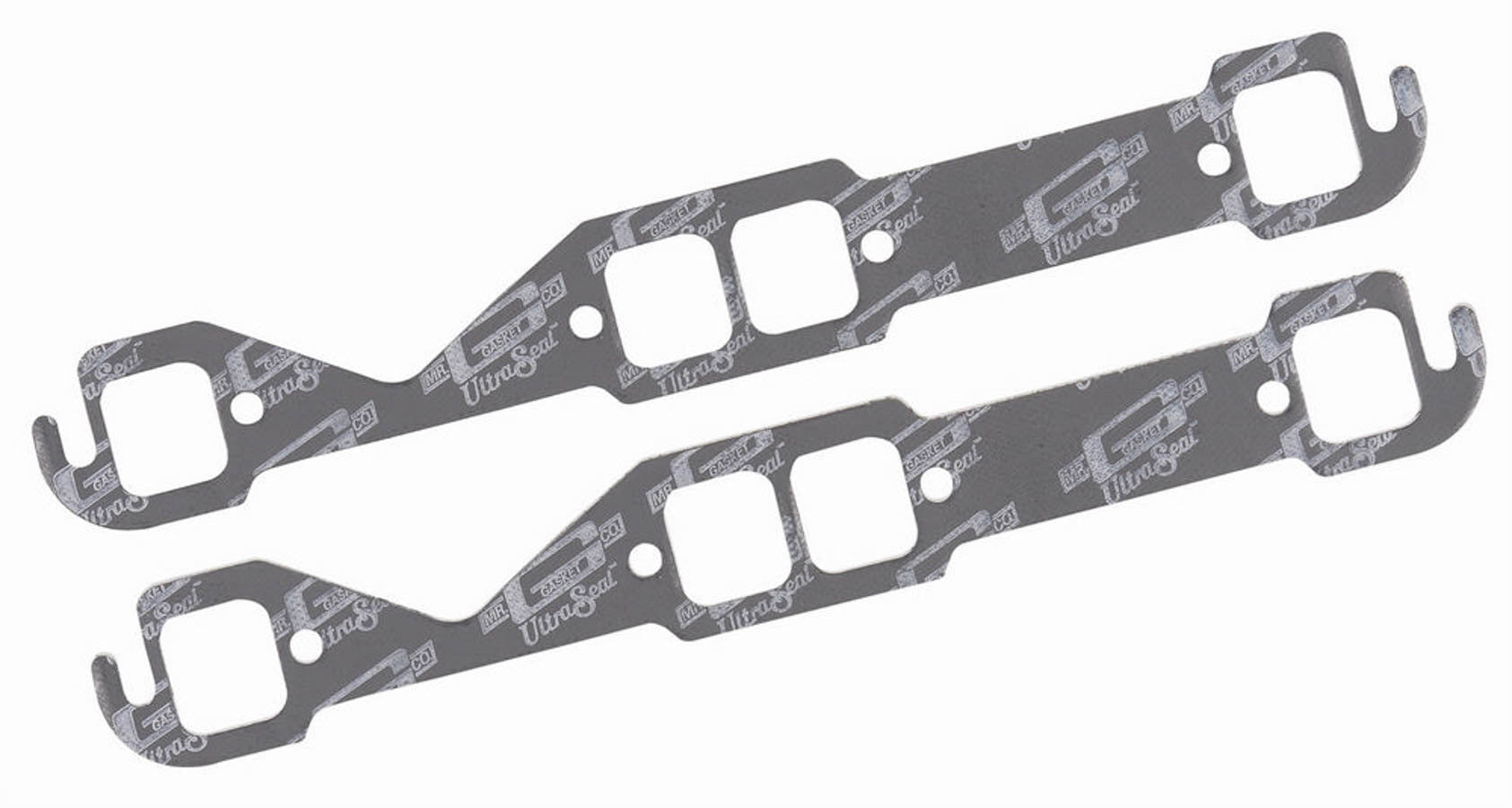 MR. GASKET 5901 Exhaust Header and Manifold Gasket for Small Block Chevy, Square Port, Steel Core Laminate, 1.450 x 1.550 inch Pair
