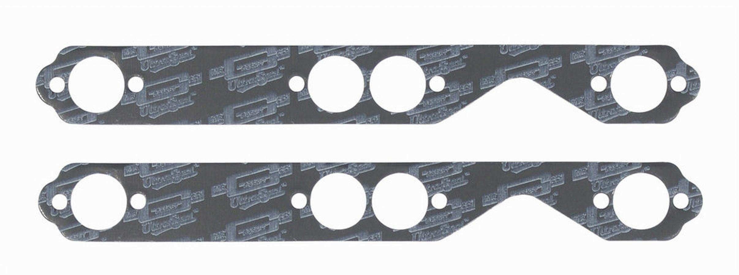 MR. GASKET Part 5902 Ultra-Seal Exhaust Header Gasket for Small Block Chevy, 1.630-Inch Round Port, Steel Core Laminate Pair