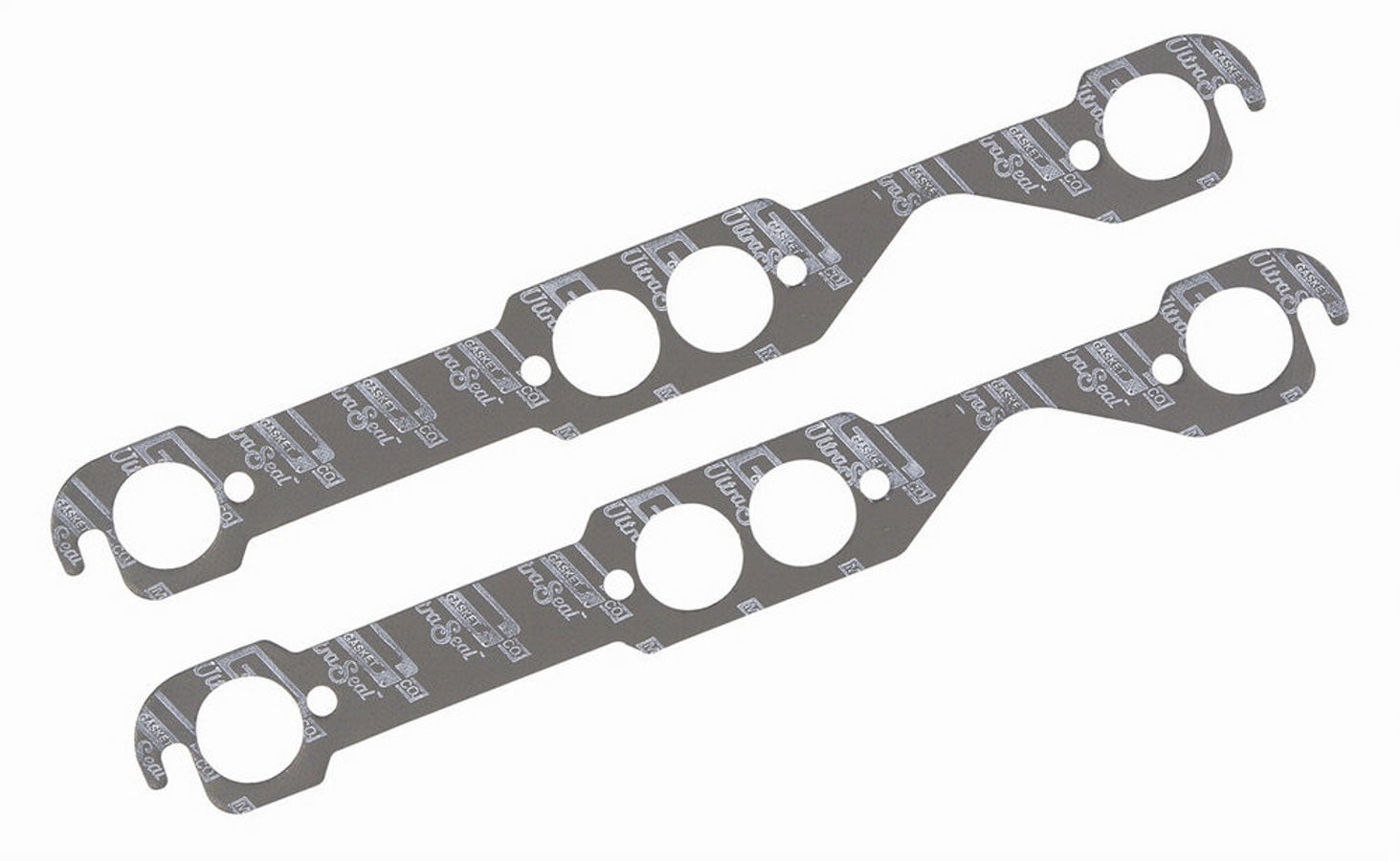 MR. GASKET 5907 Small Block Chevy Exhaust Header Gasket 1.5 Inch Round Port Steel Core Laminate Pair