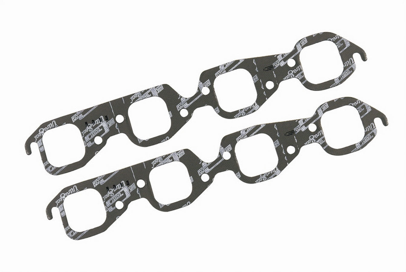 MR. GASKET MR.5913 Exhaust Header Gasket for Big Block Chevy, Square Port, Steel Core Laminate, Pair