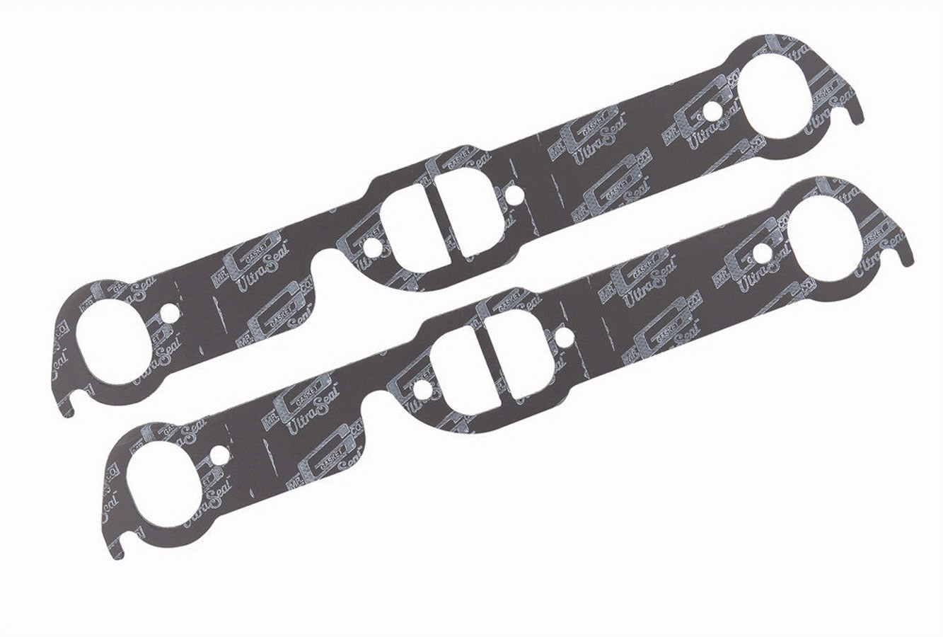 MR. GASKET 5921 Pontiac Exhaust Header Gasket for V8 Engines, Steel Core Laminate, 1.94 x 1.55 Inch Oval D Port Pair