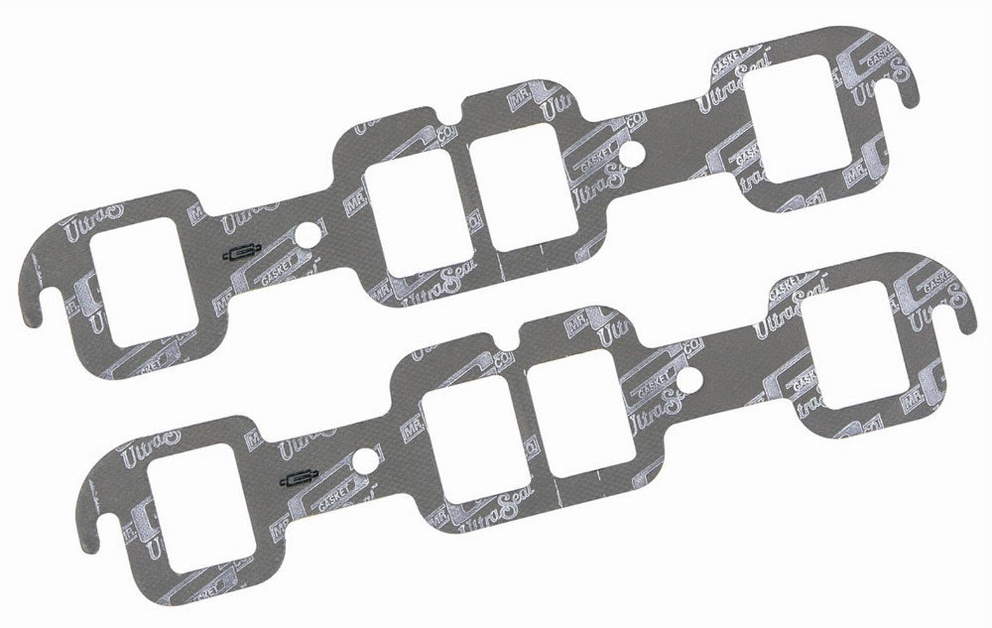 MR. GASKET 5945 Oldsmobile Exhaust Header Gasket, 1.55 x 1.92 Inch Rectangle Port, Steel Core Laminate Pair