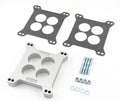 Mr. Gasket 6006 Carburetor Spacer 1 Inch Thick, 4 Hole, Aluminum, Square Bore with Gaskets and Hardware