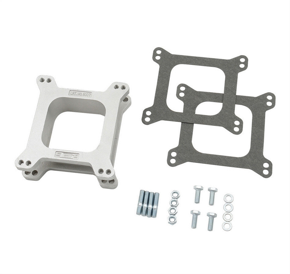 MR. GASKET 6007 2 Inch Open Center Carburetor Spacer for Square Bore Intakes