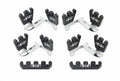 MR. GASKET 6016 Custom Spark Plug Wire Loom Kit with Valve Cover Mount, 7-8 mm, Black, Clip Style