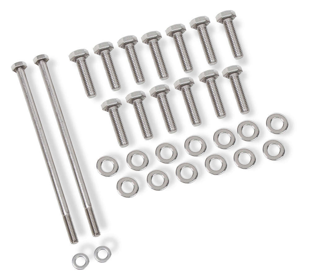 MR. GASKET Oil Pan Bolt Set for GM GenV LT-Series and LS-Series Engines, Stainless Steel Hex Head