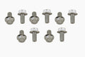 MR. GASKET 6090MRG Timing Cover Bolt Kit for Chevy V8 Engines, Zinc Oxide Steel Hex Head, Set of 10
