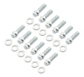 MR. GASKET MRG6091 Intake Manifold Bolt Kit with 12 Point Steel Hex Heads, Zinc Oxide Finish