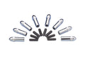 Mr. Gasket Valve Cover Fastener Set with Acorn Nuts, 1/4-20 Thread, 1.38 Inch Length, Chrome Finish, Set of 8