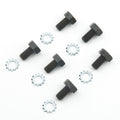 MR. GASKET 6711MRG Flexplate Bolt Kit for Ford Vehicles, 7/16-20 Thread, Steel, Black Oxide Finish, Set of 6