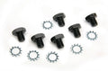 MR. GASKET MRG6712 Mopar Flexplate Bolt Kit, 7/16-20 Thread, 0.5 Inch Long, Steel, Black Oxide, Set of 6