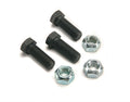MR. GASKET MRG6719 Torque Converter Bolt Kit for GM 10 Inch Race Converters, 7/16-20 Thread, 1.25 Inch Length, Hex Head, Steel, Black Oxide, Set of 3