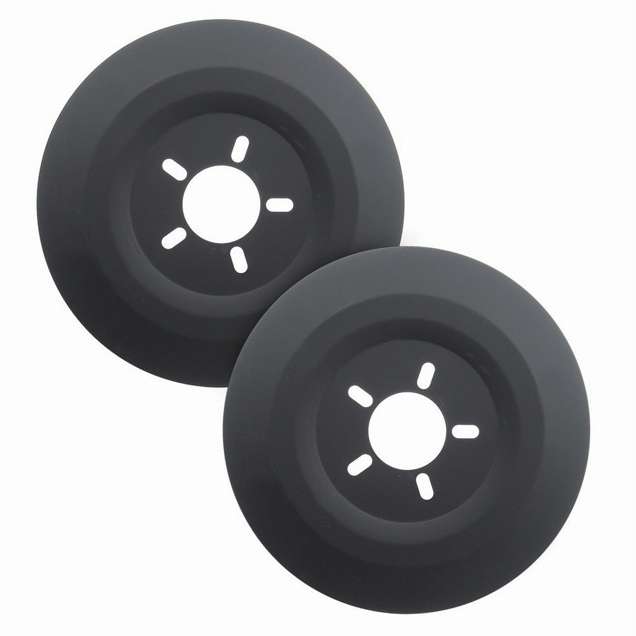 MR. GASKET MRG6906 16-Inch Aluminum Wheel Dust Shields for 5-Lug Vehicles