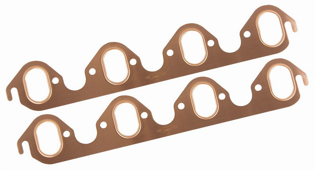 MR. GASKET 7165MRG Copperseal Exhaust Header Gasket for Big Block Ford 429-460, Oval Port, 1.250 x 2.080 Inch