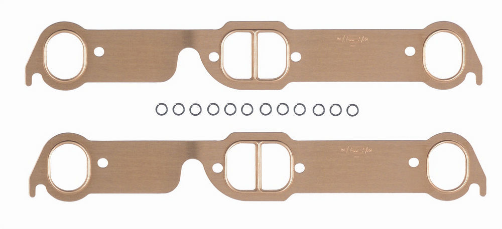 Mr. Gasket 7171MRG Copperseal Exhaust Header Gasket for Pontiac V8, D Port, Oval 1.94 x 1.55 Inches Pair