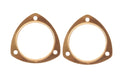 MR. GASKET CopperSeal Collector Gasket 3.5 Inch Diameter, 0.094 Inch Thick, 3-Bolt, Copper Material