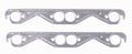 MR. GASKET 7402G Alum SBC Exhaust Gasket for Round Port, 1.630 Inch Diameter, Multi-Layered Aluminum, Pair