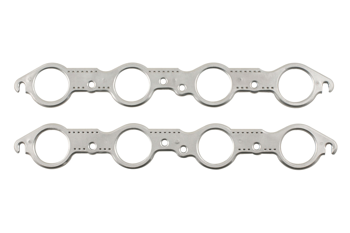 Mr. Gasket 7406G Exhaust Header and Manifold Gasket for GM LS-Series, 1.920 Inch Round Port, Aluminum, Pair