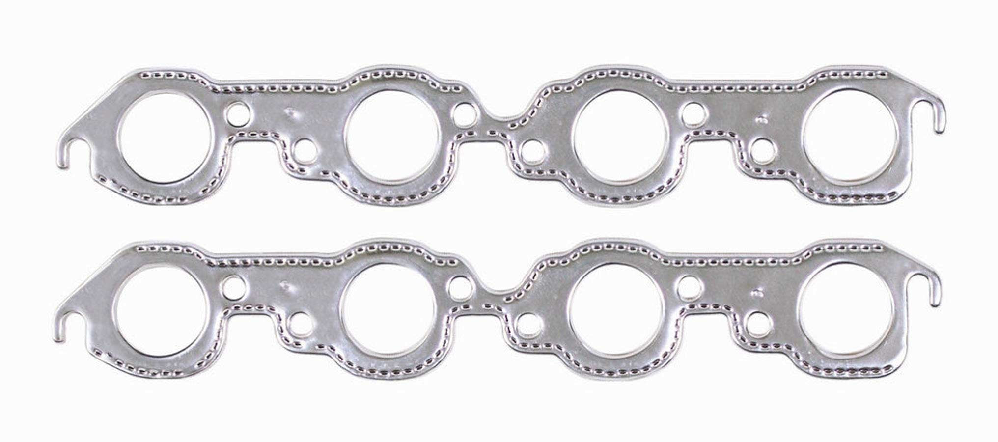 MR. GASKET 7407G Alum Big Block Chevy Exhaust Header Gasket Round Port Pair