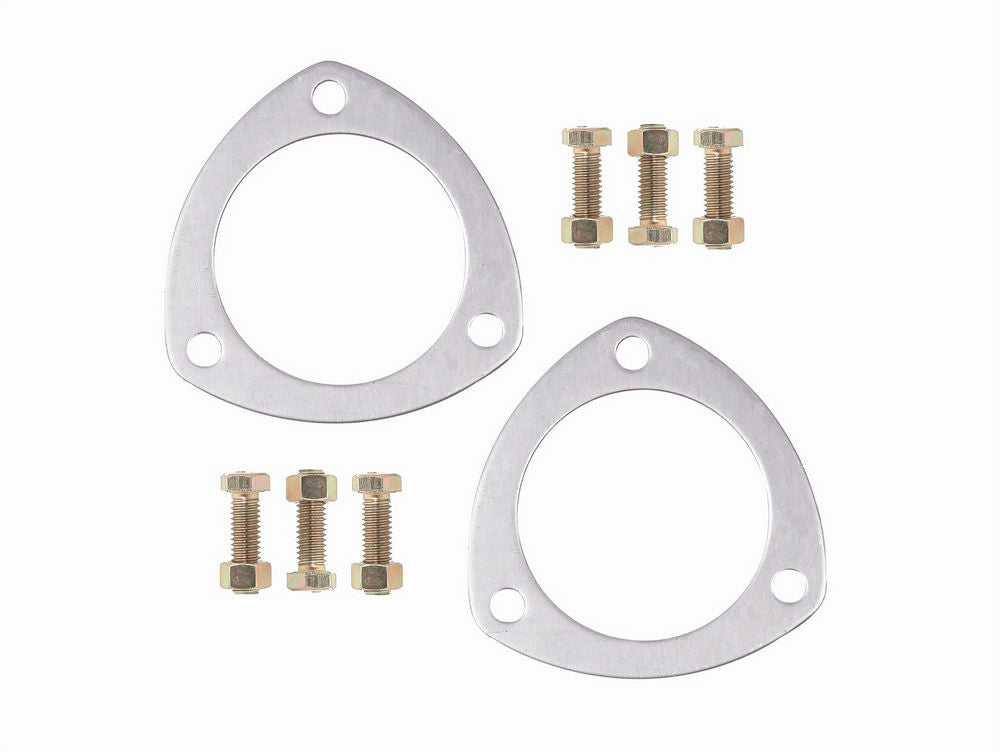 MR. GASKET 7420G Aluminum Collector Gasket, 2.50 Inch Diameter, 3-Bolt